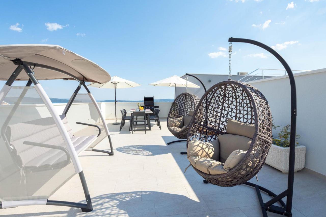 Apartmán Luxury Danica With A Private Rooftop Pool Kastela